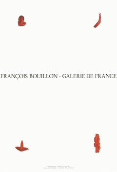 François Bouillon, Galerie de France Expo 1989 Exhibition Poster
