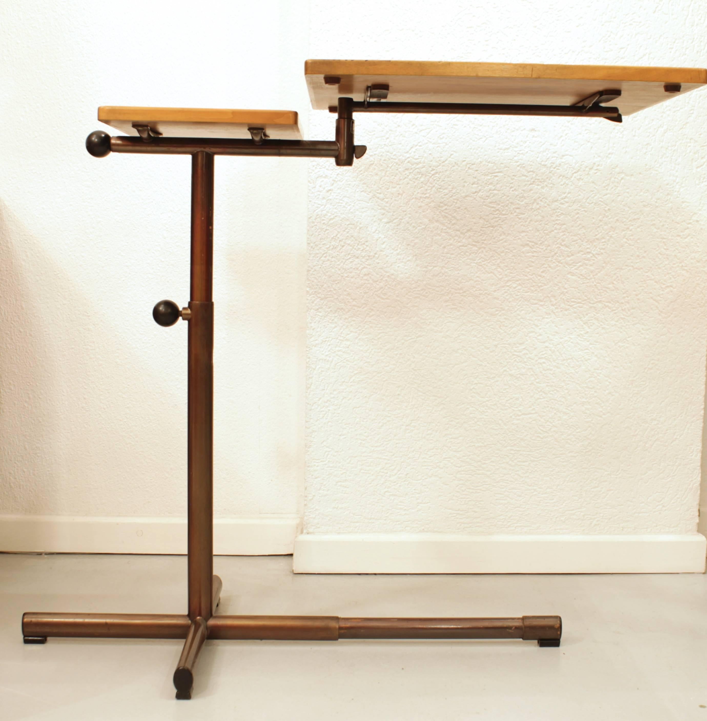 Mid-20th Century François Caruelle Articulated Occasional Table