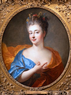 18th century French - Portrait of Duchesse de Fontanges by François de Troy