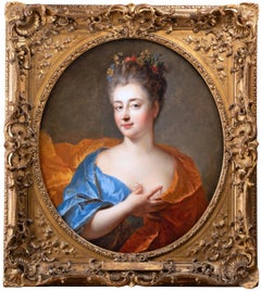 18th century French - Portrait of Duchesse de Fontanges by François de Troy