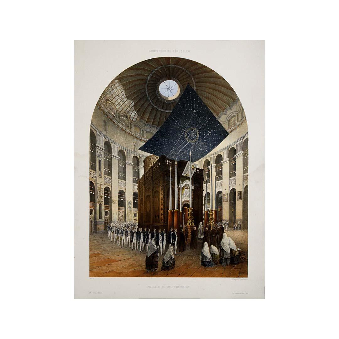 The 1862 original lithography by François-Edmond Pâris, titled 