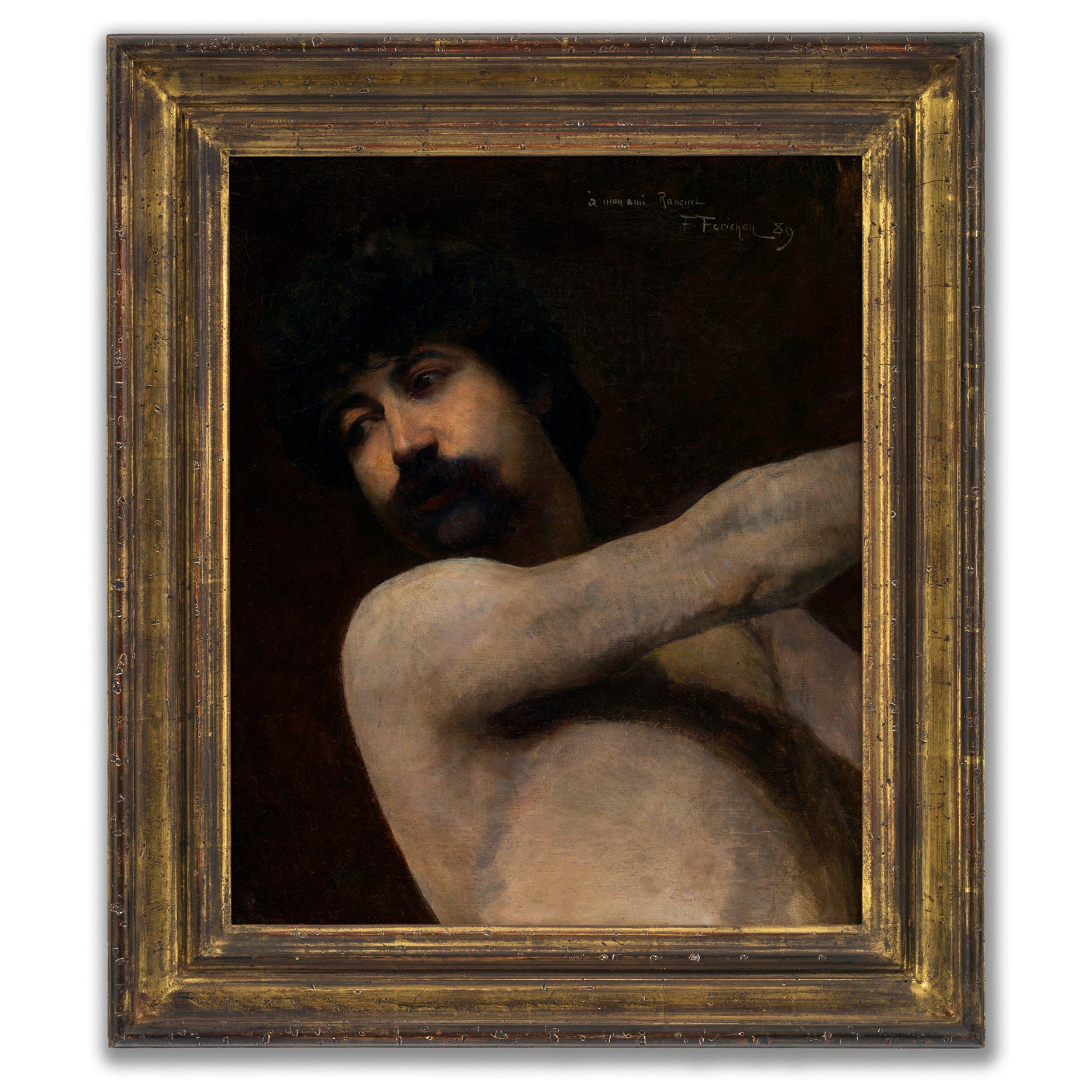 Akademische Studie – Painting von François Forichon
