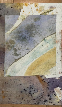 French painting, quality pigments and original paper mounted on board