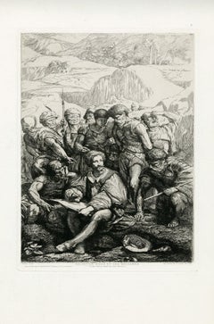 Salvator Rosa et les Brigands; ..L'Art adoucit même les plus féroces