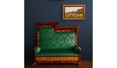 On the banks of the Meuse near Waulsort by François Roffiaen (1820-1898)