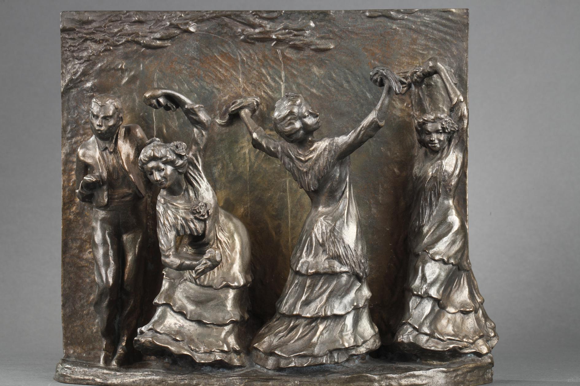 François-Rupert Carabin Figurative Sculpture - La Posada