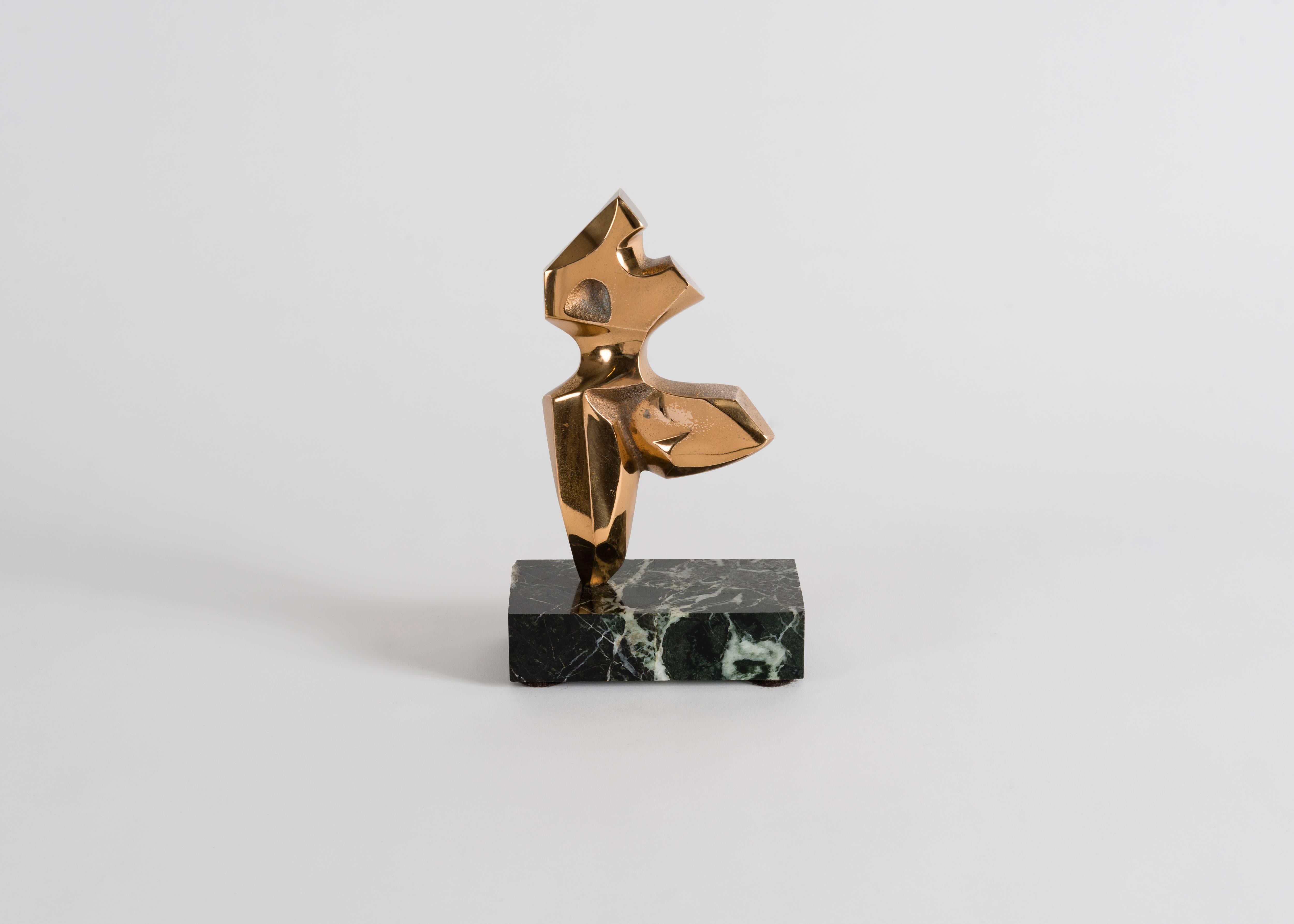 Françoise Catalàa Darpeix, Polished Bronze Sculpture, France, 1979 In Good Condition In New York, NY