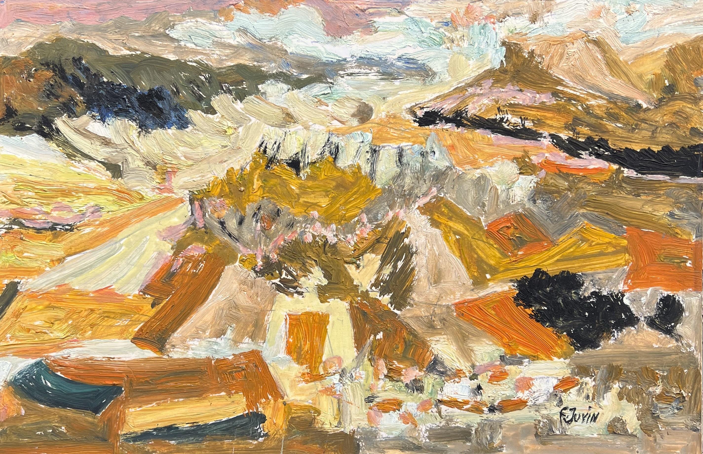 Françoise Juvin - Autumn Landscape
Reference number FJ16
Framed with an black color wooden floated frame.
23,5 x 34 cm frame included (18 x 26 cm without frame)
This work is painted with oil on a paper that is mounted on a board and placed in a made