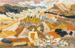 Autumn Landscape, oil painting by Françoise Juvin