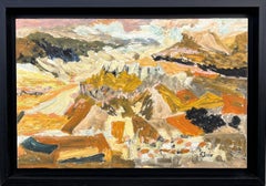 Paysage d'automne, peinture à l'huile de Françoise Juvin