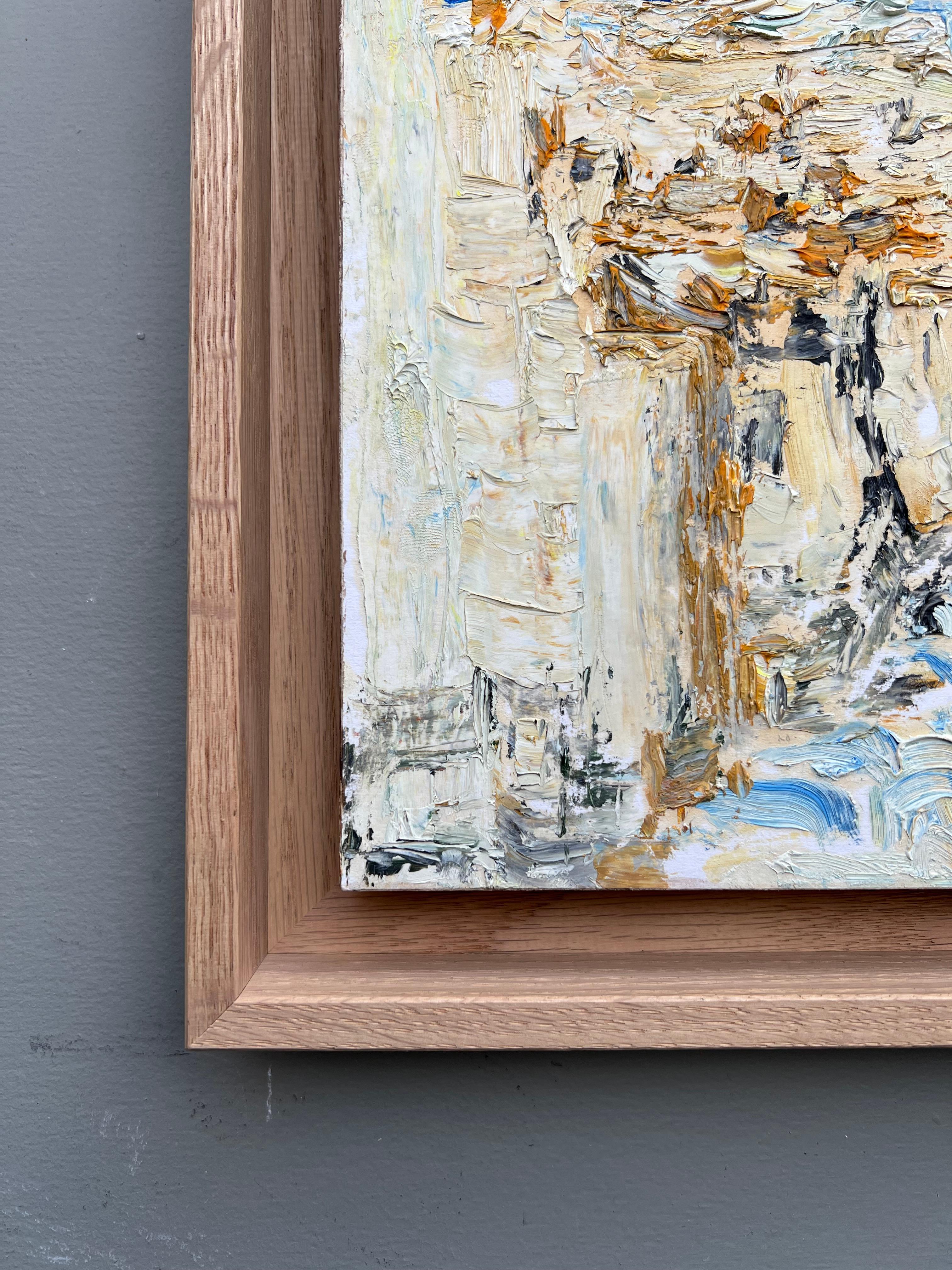 Landscape in Italy, oil painting by Françoise Juvin For Sale 2