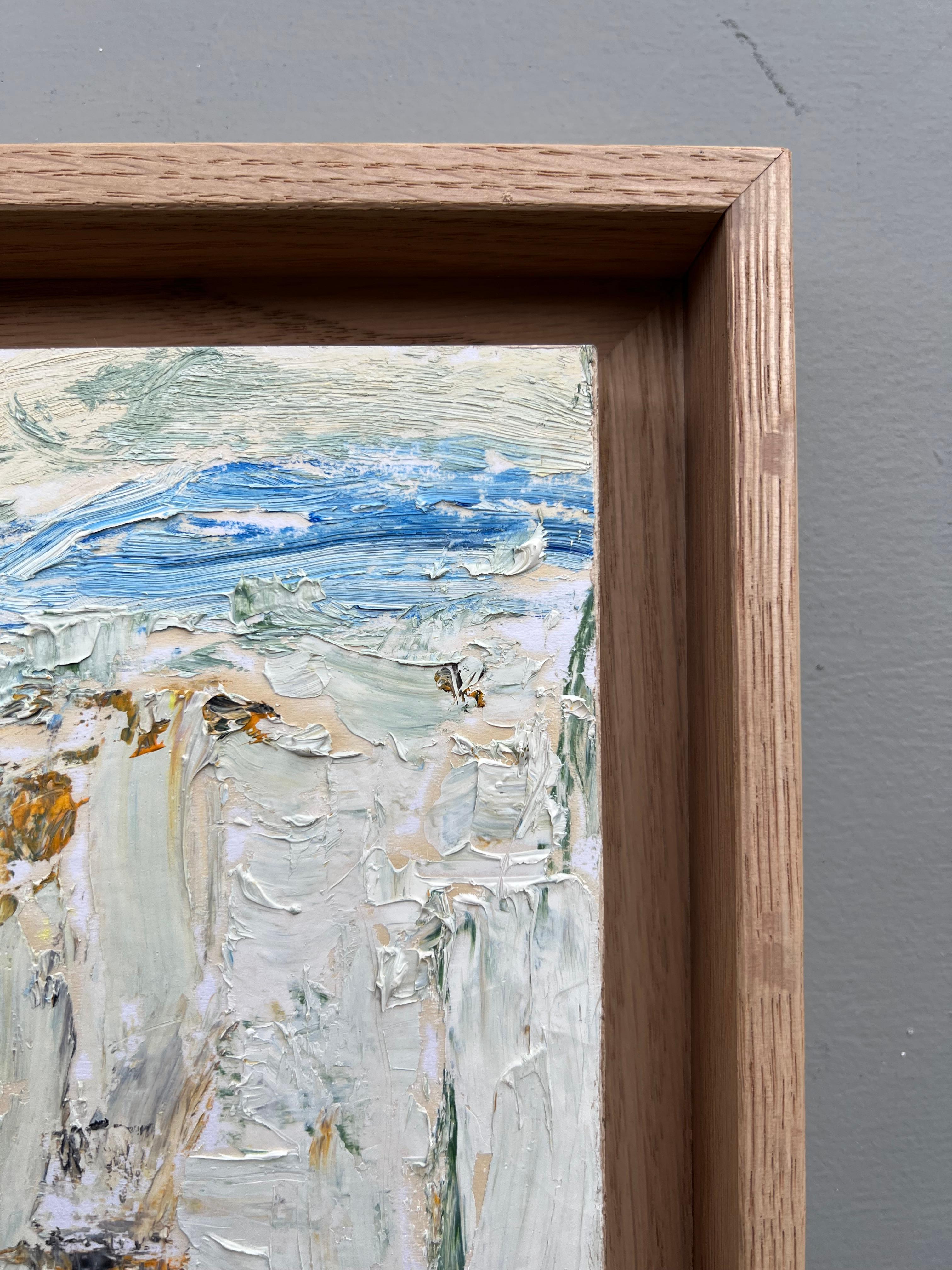 Landscape in Italy, oil painting by Françoise Juvin For Sale 4