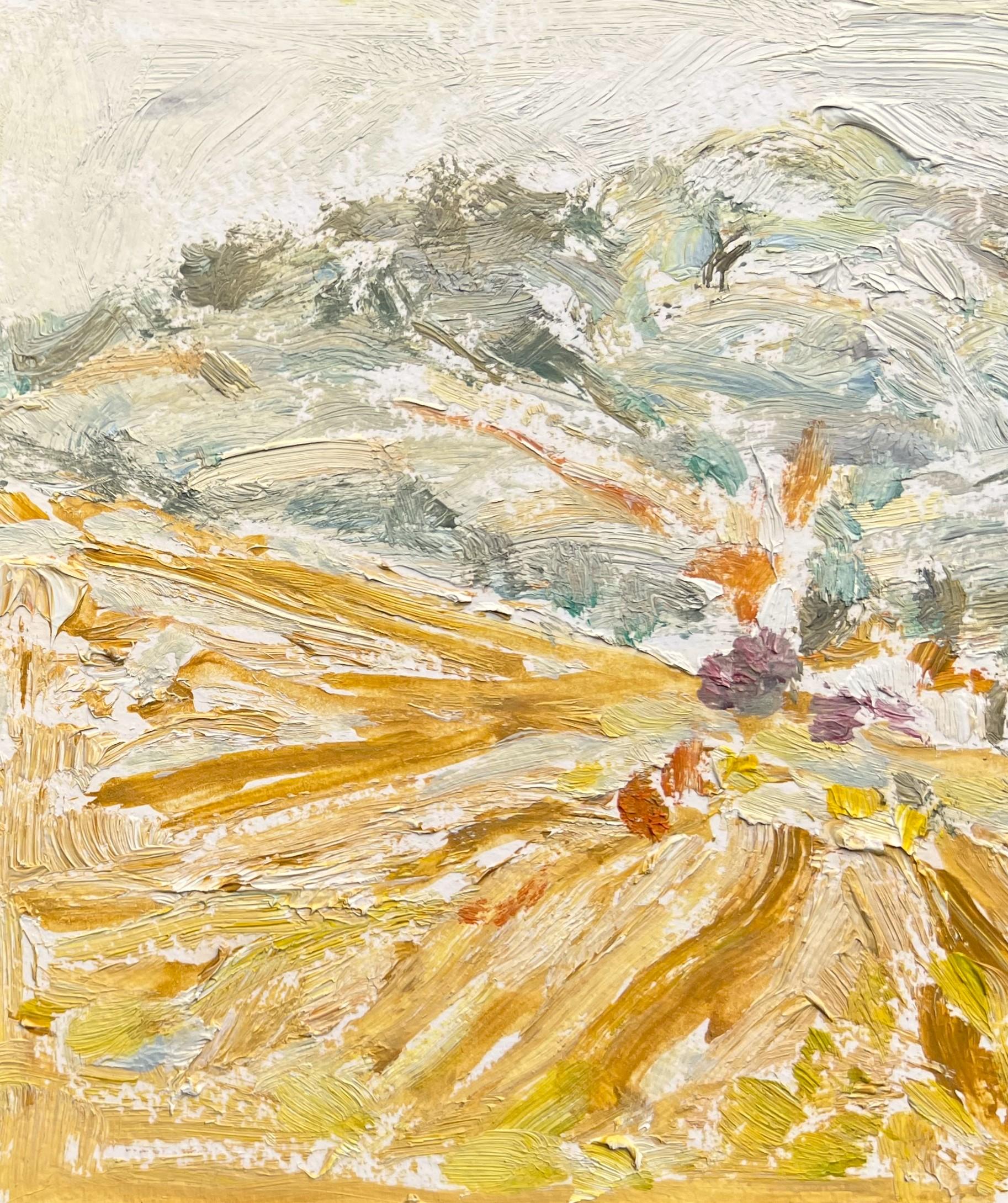 Kleine provenzalische Landschaft, Ölgemälde von Françoise Juvin im Angebot 3