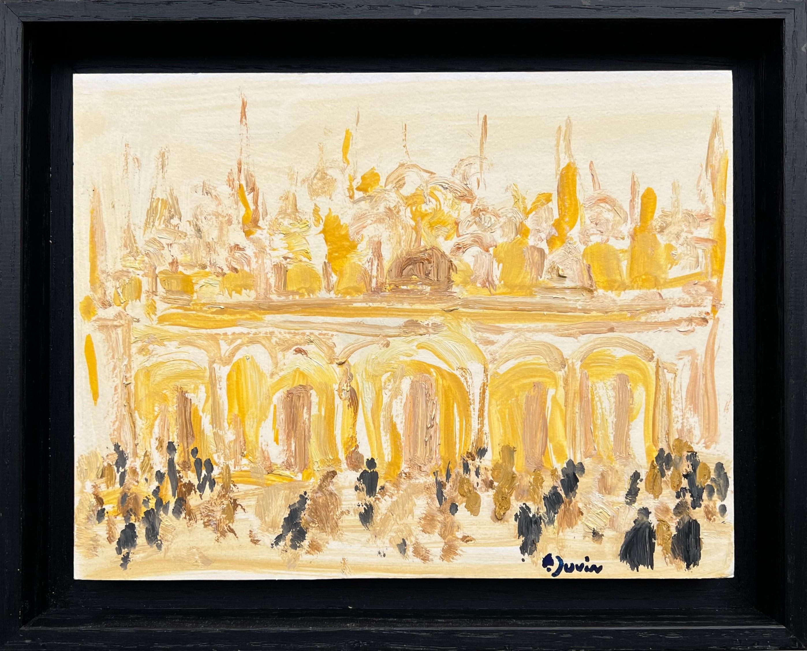 Françoise Juvin - Venice, Piazza San Marco
Reference number FJ142
Framed with a black wood floated frame.
24 x 30 cm frame included (19 x 23 cm without frame)
This work is painted with oil on a paper that is mounted on a board and placed in a made