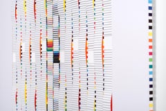 Grand carré Blanc ondulé Françoise Luciani