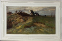 Frans Alexander Ewout Lodewijk Smissaert (1862-1944) - Oil, Women on the Dunes