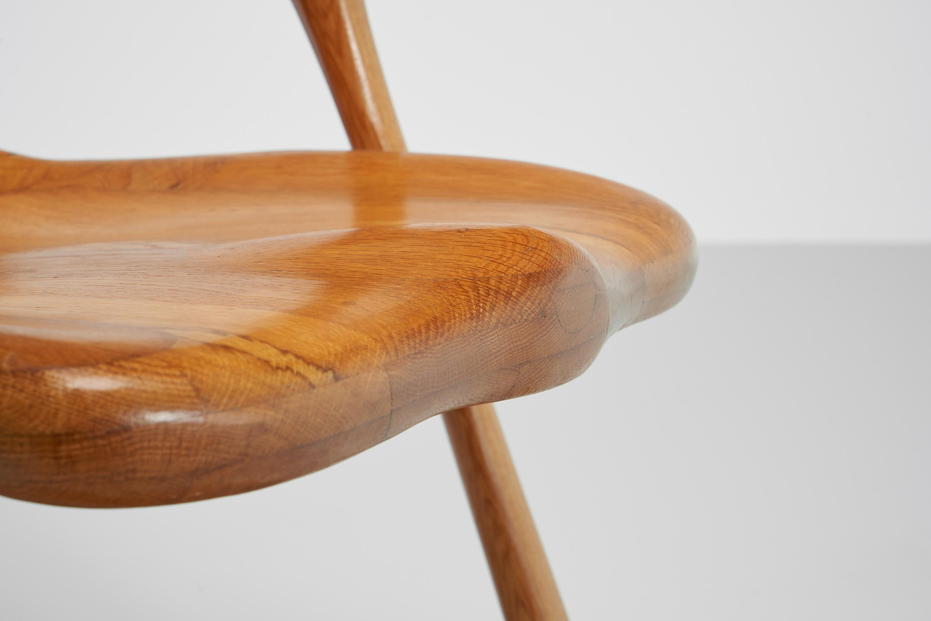 Frans Bolscher Sculptural Arm Chair, The Netherlands, 1970 For Sale 1
