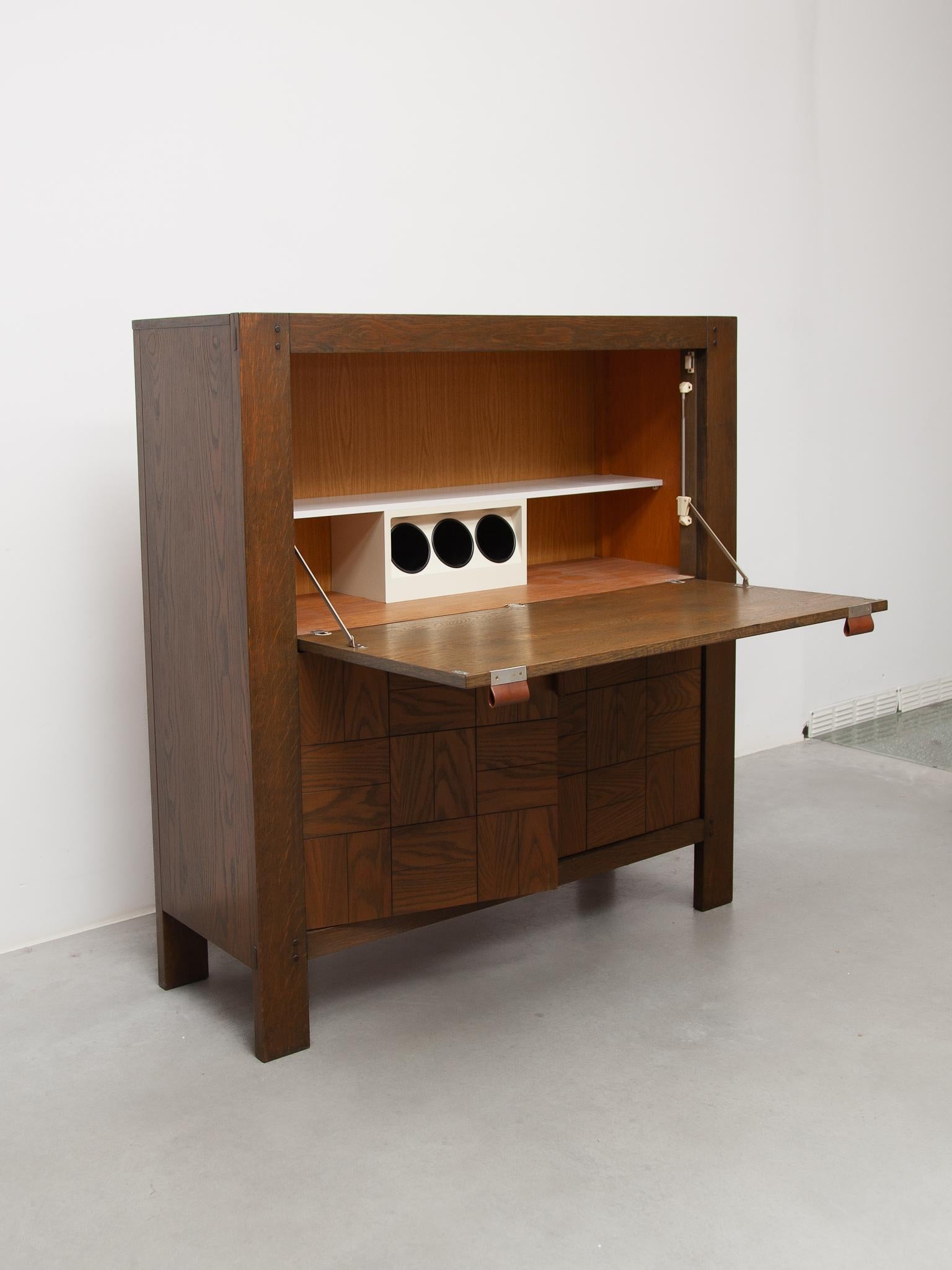 Frans Defour, Belgique, buffet haut de bar des années 1970 en vente 2