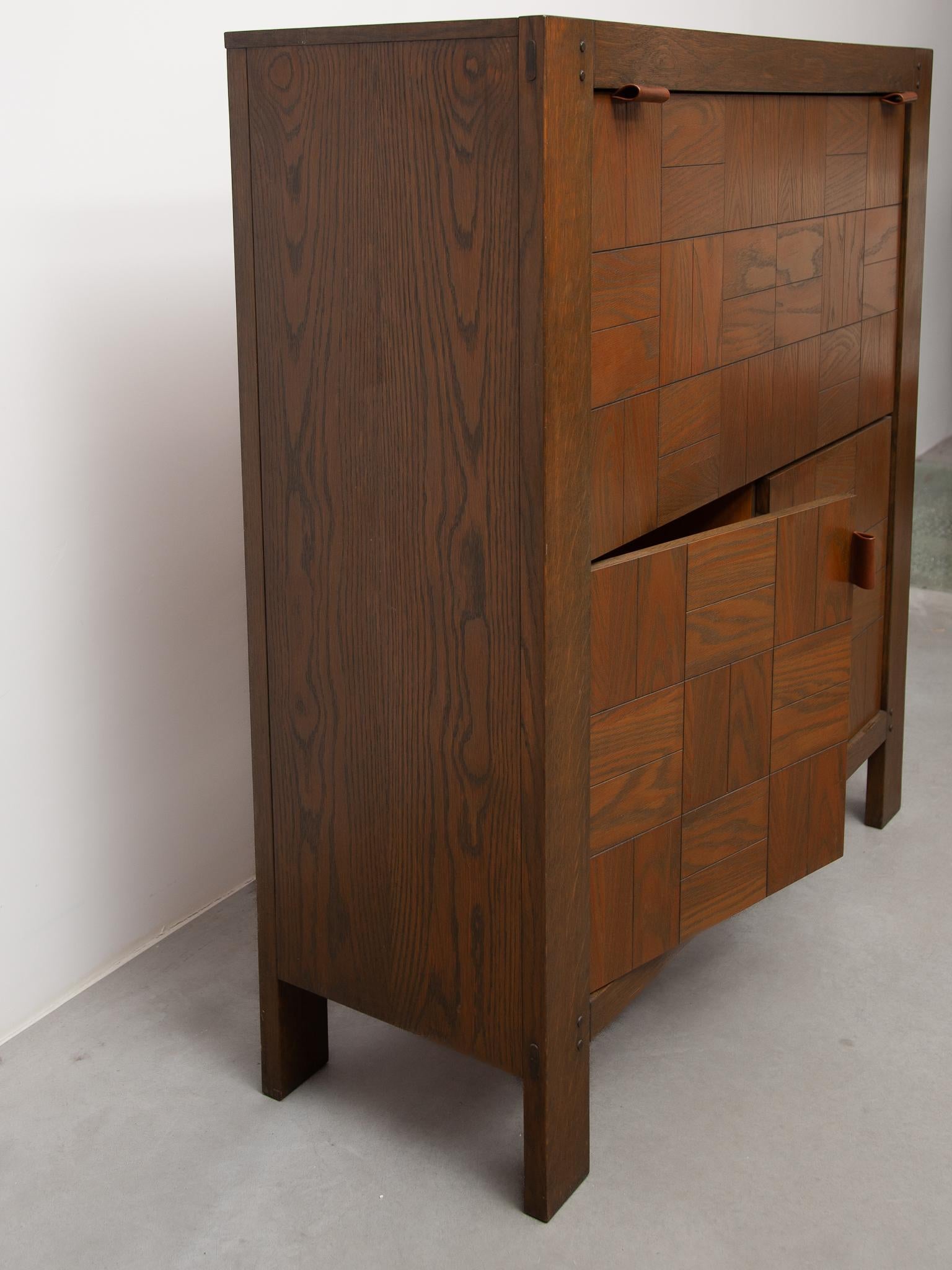 Frans Defour, Belgique, buffet haut de bar des années 1970 en vente 3