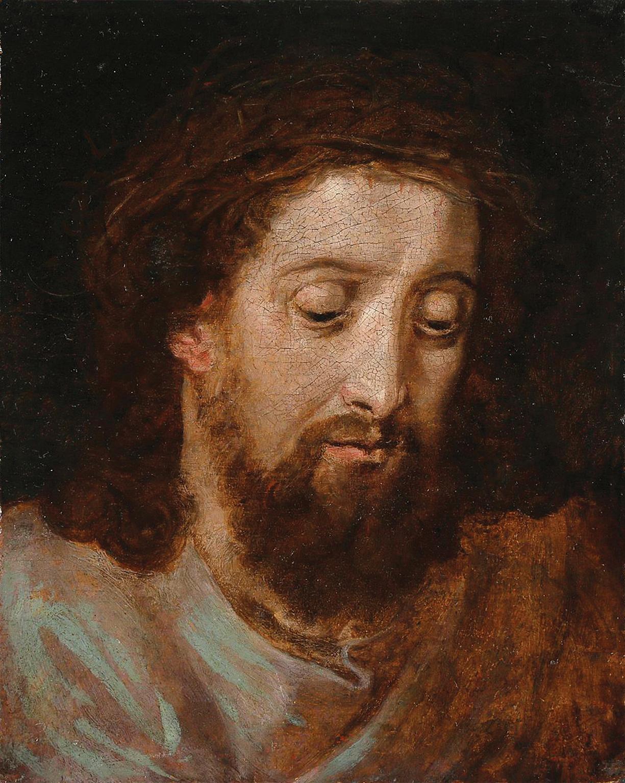 Attributed Frans Floris the Elder (1517-1570) Depiction of Christ - Painting by Frans Floris The Elder