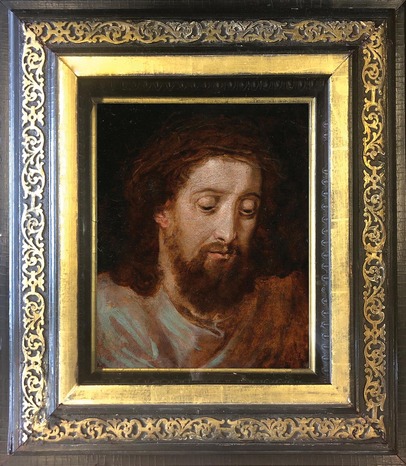 Frans Floris The Elder Portrait Painting - Attributed Frans Floris the Elder (1517-1570) Depiction of Christ