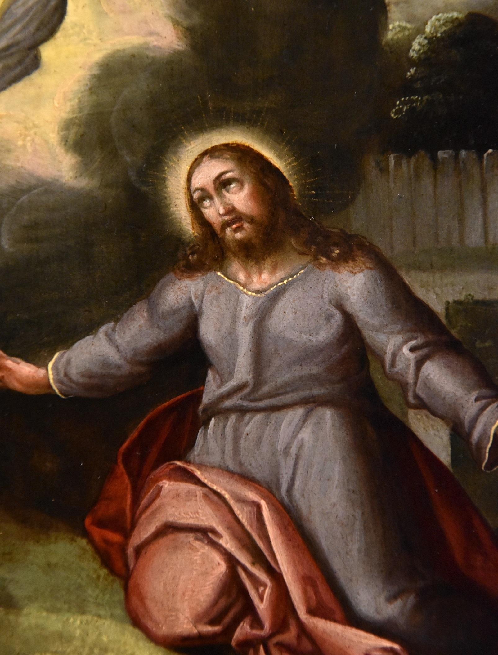Jesus Frans Francken II Gemälde Öl auf Kupfer Alter Meister 17. Jahrhundert Flämische Kunst 9