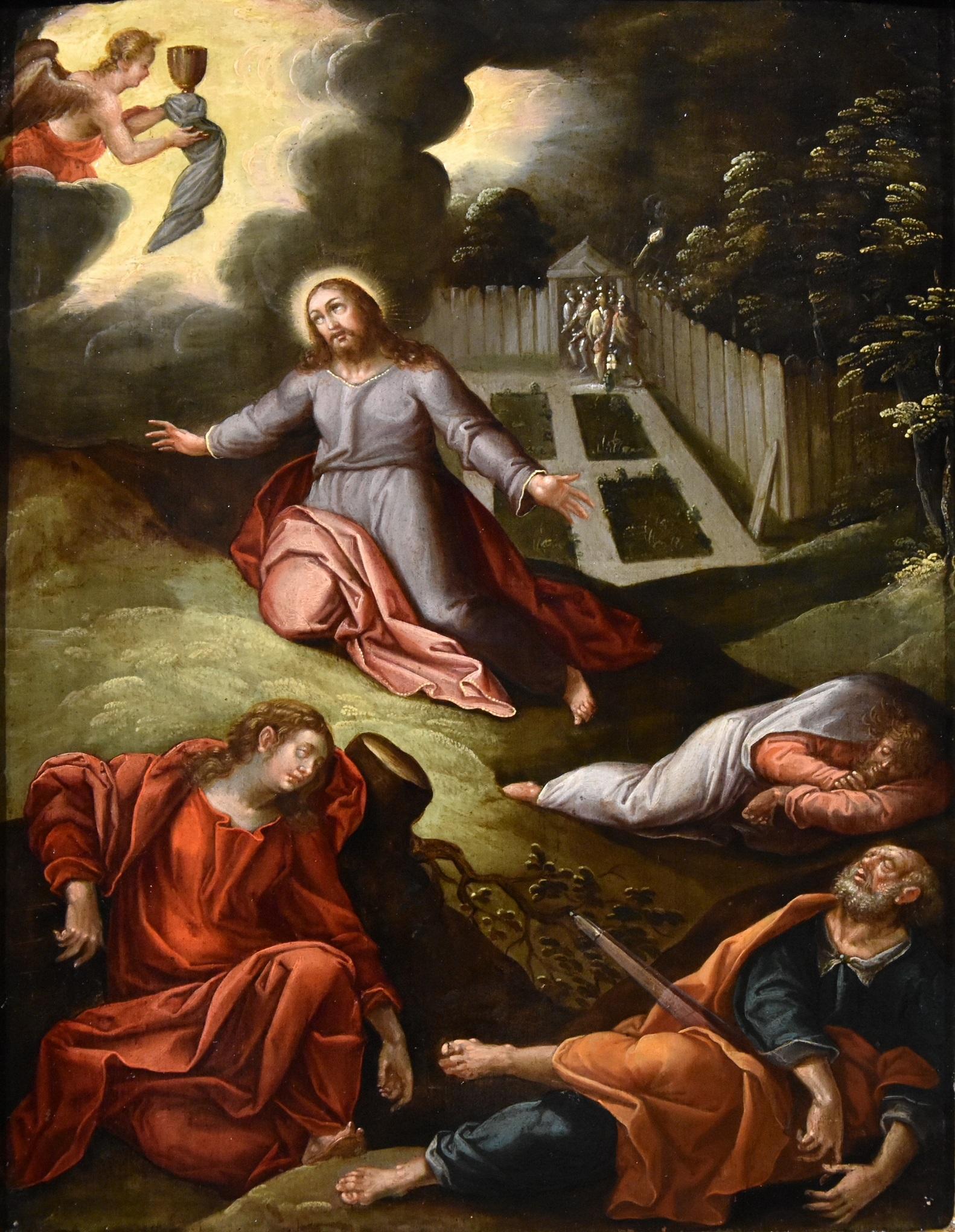 Jesus Frans Francken II Gemälde Öl auf Kupfer Alter Meister 17. Jahrhundert Flämische Kunst (Alte Meister), Painting, von Frans Francken II (Antwerp 1581 - 1642)
