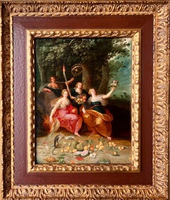 Antique 17th century Allegory of the four Elements - Frans Francken the Younger Flemish
