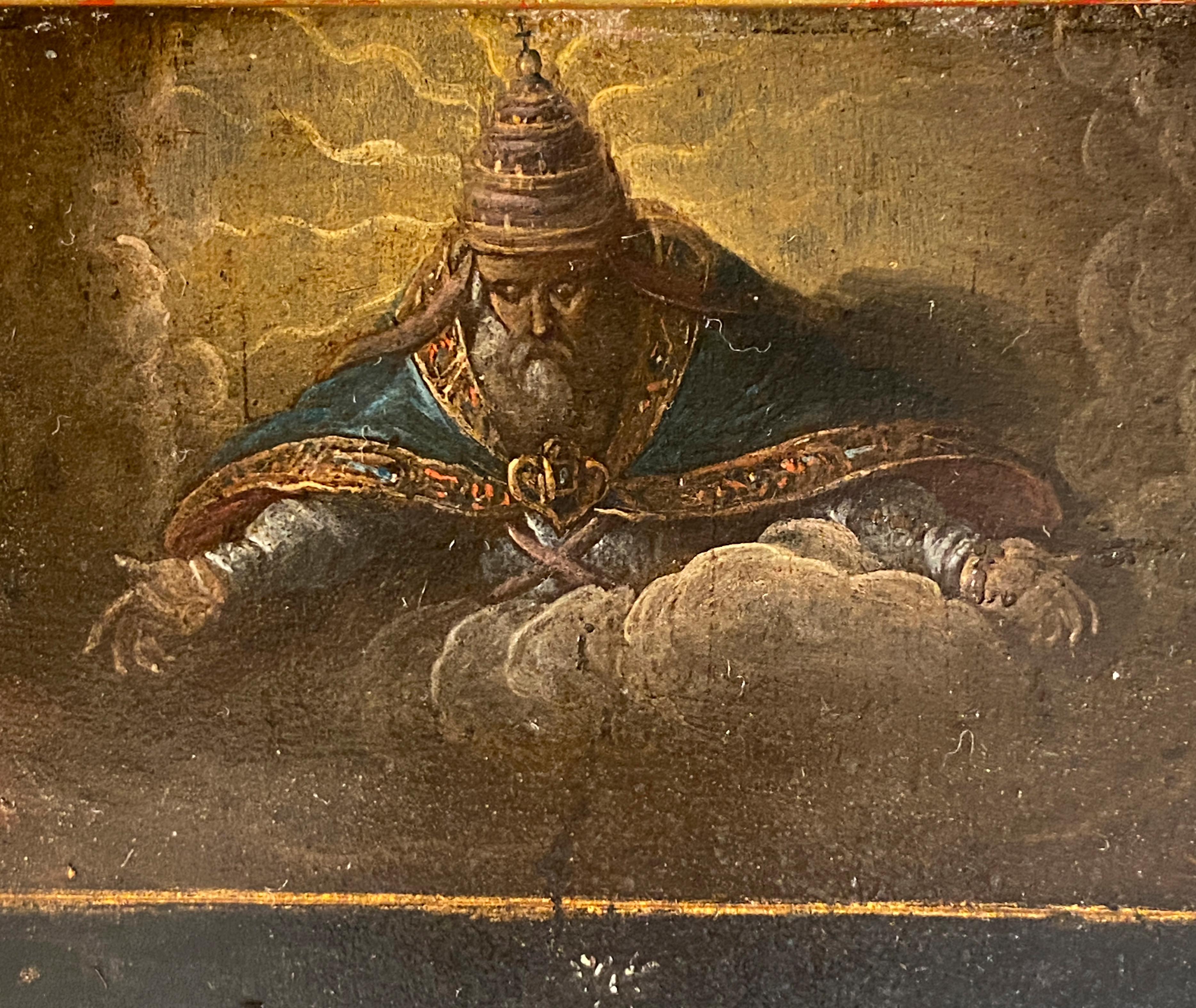 Mocking of Christ, by Frans Francken (II) and possibly Ambrosius Francken (II) - Brown Figurative Painting by Frans Francken II