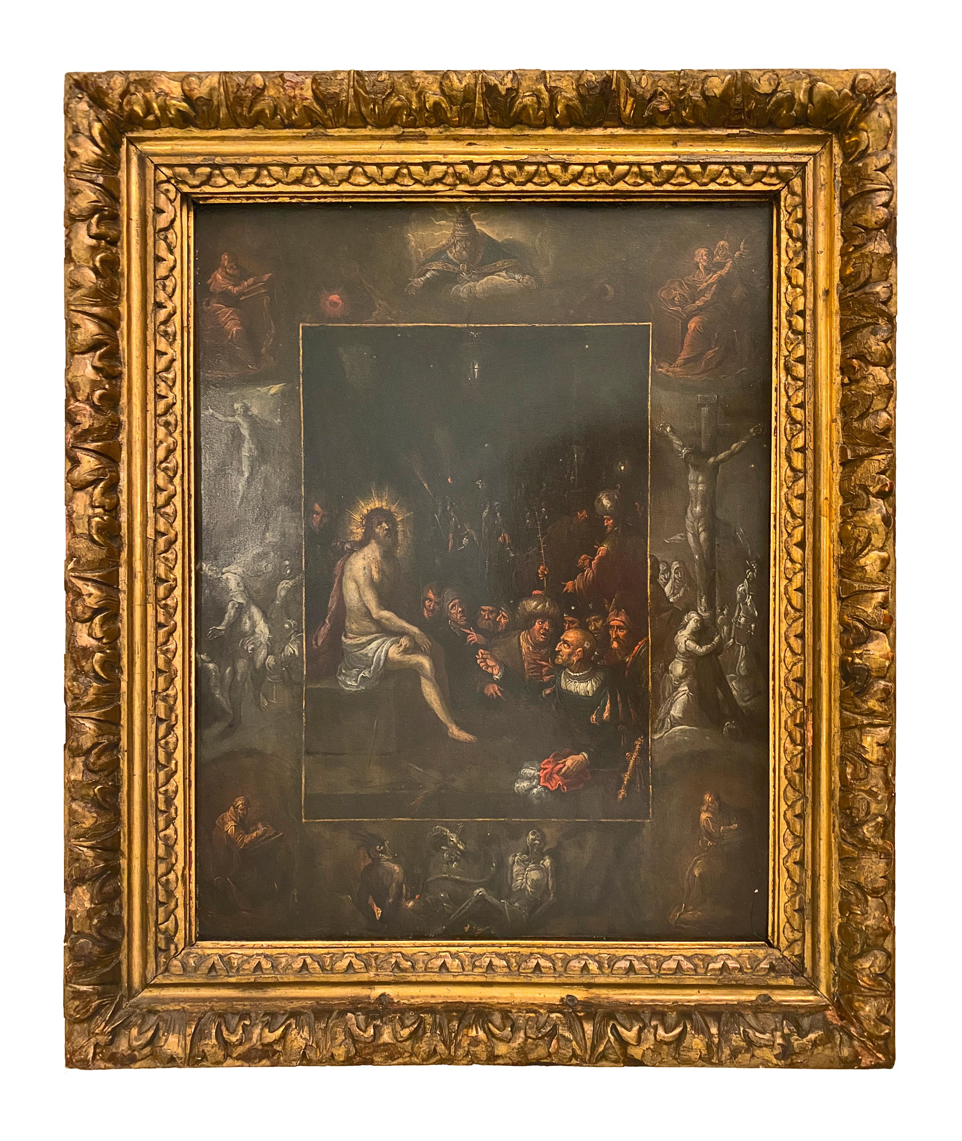 Mocking of Christ de Frans Francken (II) et peut-être Ambrosius Francken (II) 