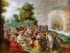 The Crossing of the Red Sea, 17th Century Flemish, Oil on Panel, Frans Francken