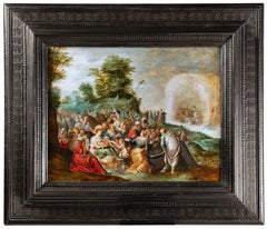 The Crossing of the Red Sea, 17th Century Flemish, Oil on Panel, Frans Francken