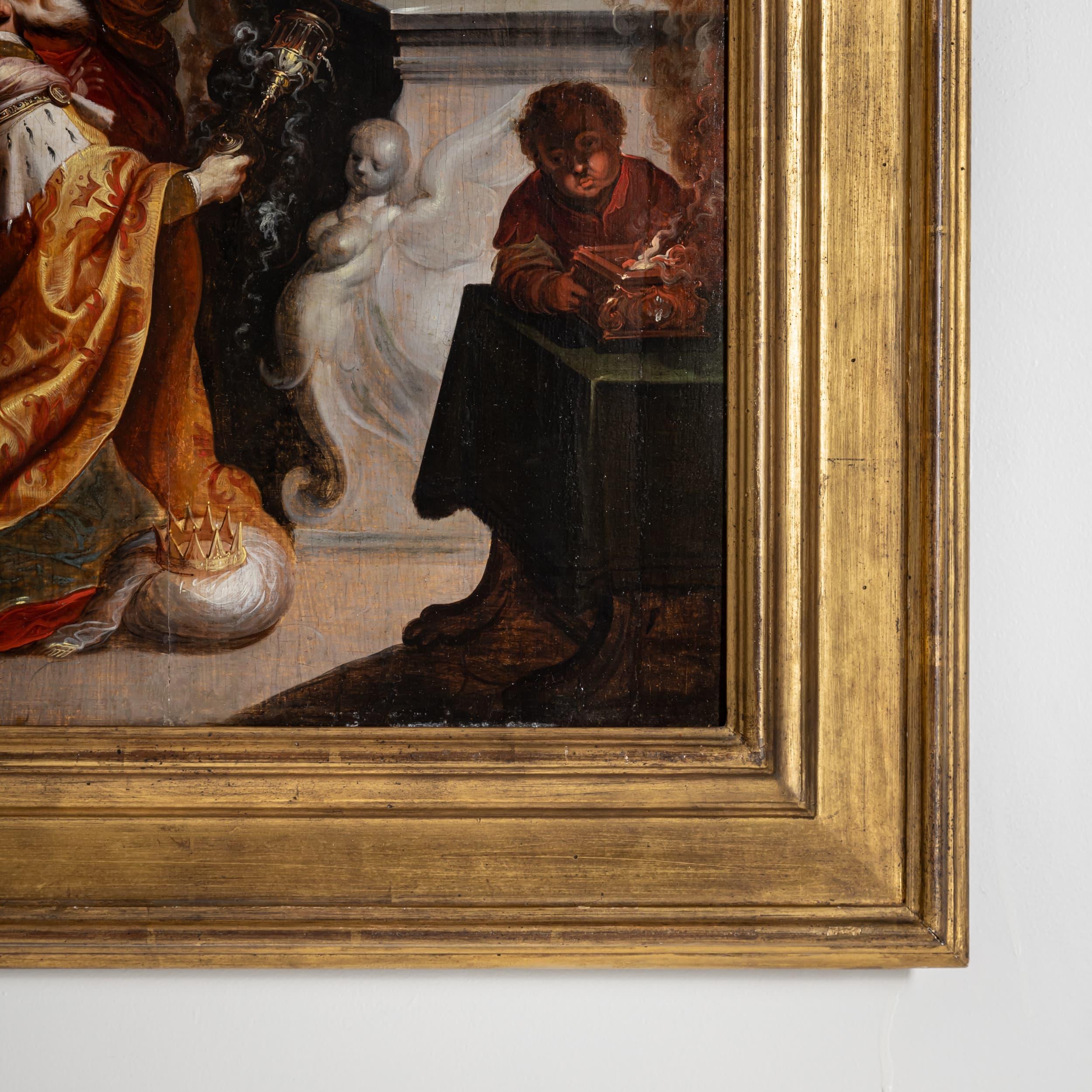 This painting depicts 