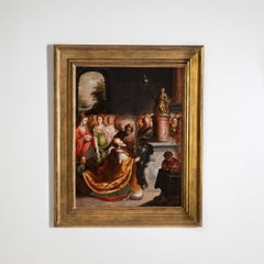 Antique The Idolatry of Solomon after Frans Francken the Younger (Flemish, 1581–1642)