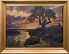 Swedish Archipelago Landscape at Sunset