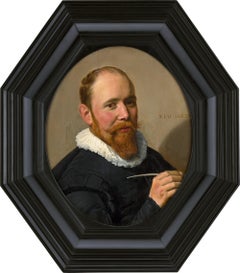 Portrait Of A Gentleman By Frans Hals