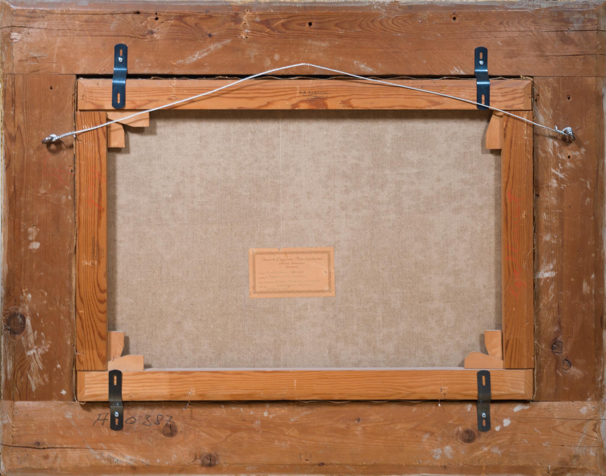 Flodlandskap i Månsken (Flusslandschaft im Mondlicht), 1866 im Angebot 3