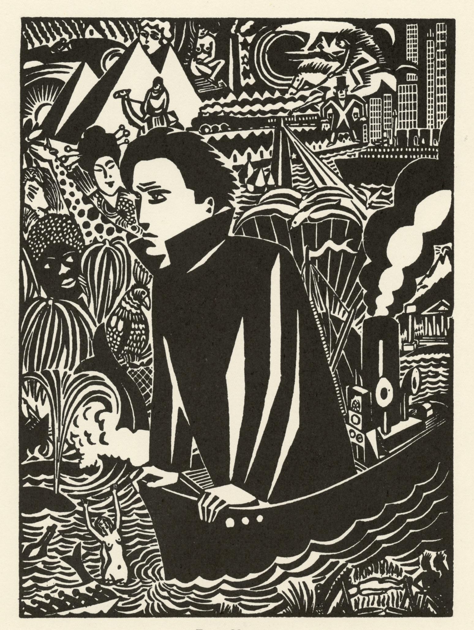 (dopo) Frans Masereel "Le Voyageur"