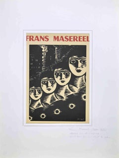Frans Masereel - Exposition - Woodcut by Frans Masereel - 1967