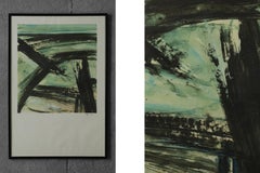 Frans Minnaert, Composition, Color lithograph on Simili Japon Paper, 1990s