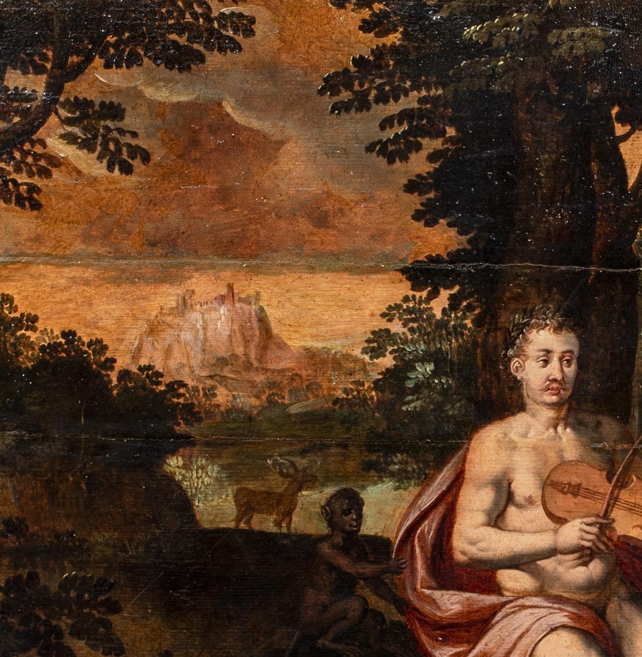 Orpheus Enchanting the Animals, 16th Century  For Sale 1
