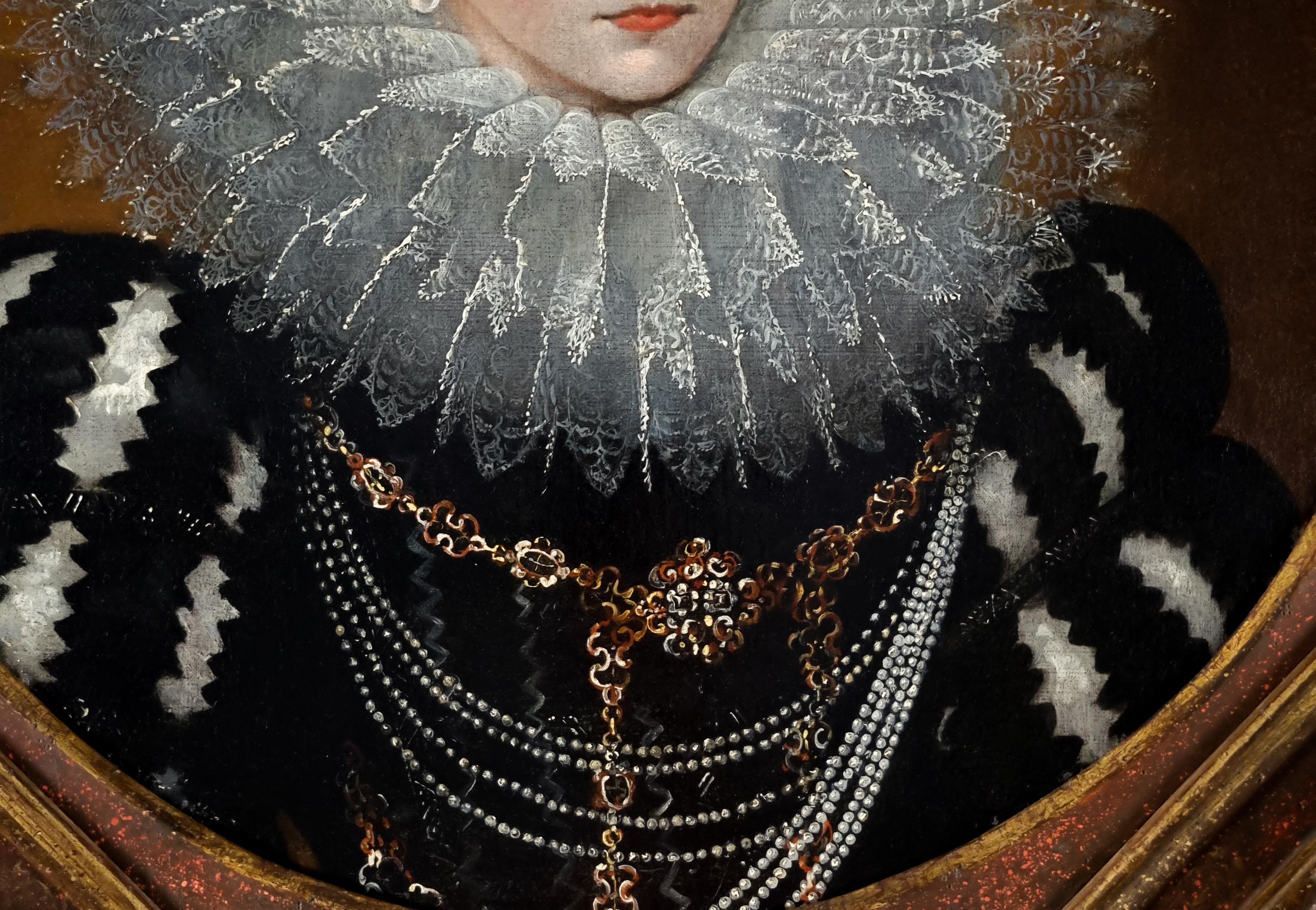 Portrait of a Lady with Elaborate Ruff Dated 1617; Frans Pourbus, Oil on canvas 5