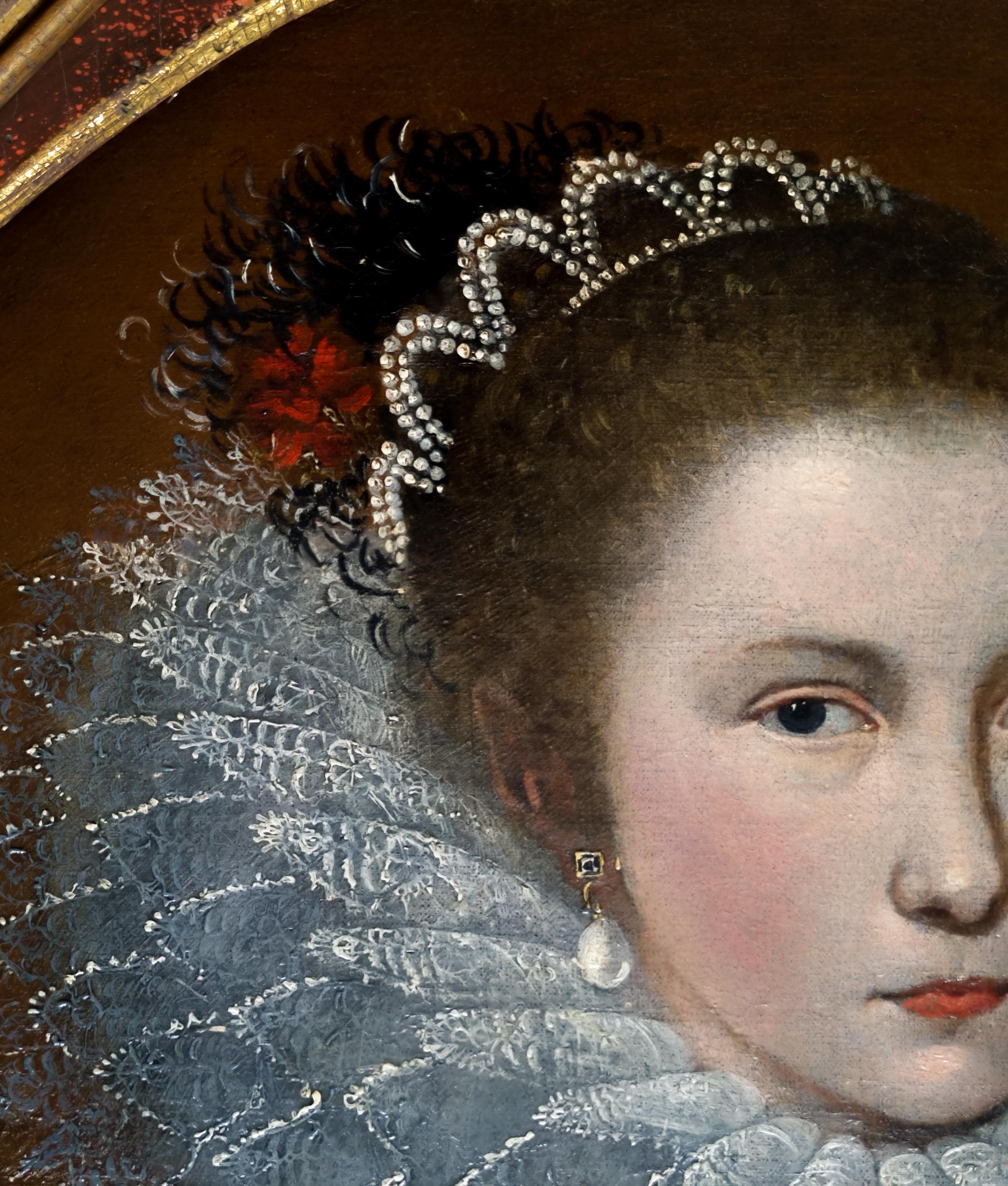 Portrait of a Lady with Elaborate Ruff Dated 1617; Frans Pourbus, Oil on canvas 1