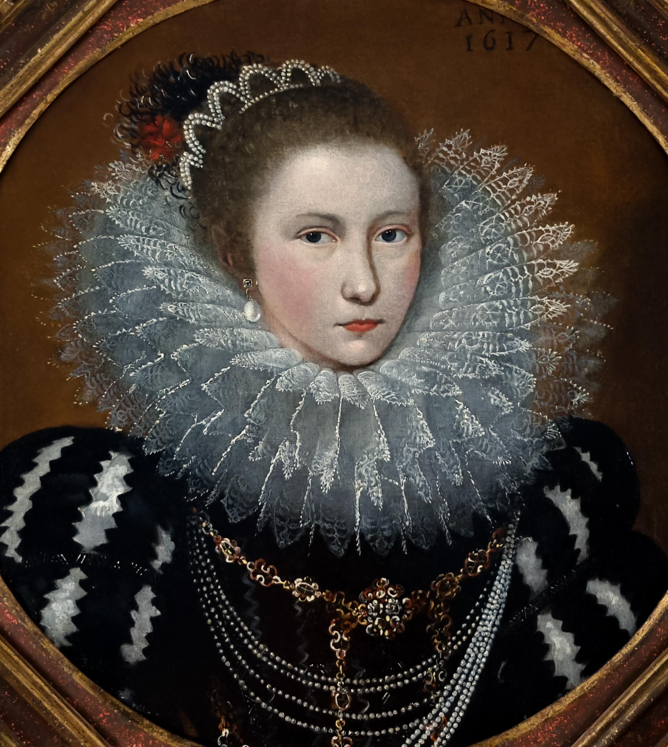Portrait of a Lady with Elaborate Ruff Dated 1617; Frans Pourbus, Oil on canvas 2
