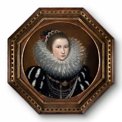 Portrait of a Lady with Elaborate Ruff Dated 1617; Frans Pourbus, Oil on canvas