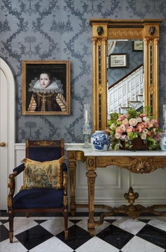 Portrait of King Louis XIII of France and Navarre as a Boy, Antique oil Painting