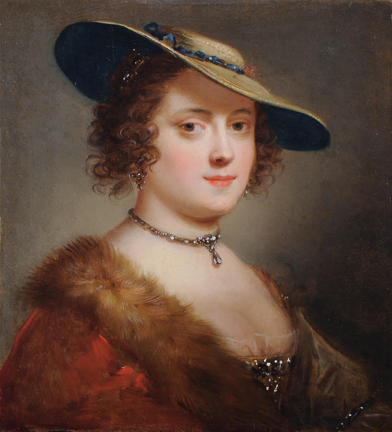 Frans van der Myn - Portrait of a Lady 