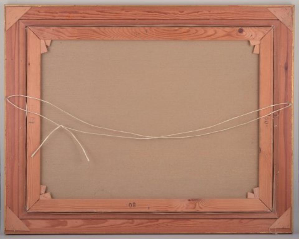 Frans Vester-Pedersen, pintor danés. Óleo sobre lienzo. Composición abstracta. Lienzo en venta