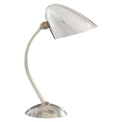 Franta Anyz, Table Lamp, Nickel, Czech Republic, 1930s