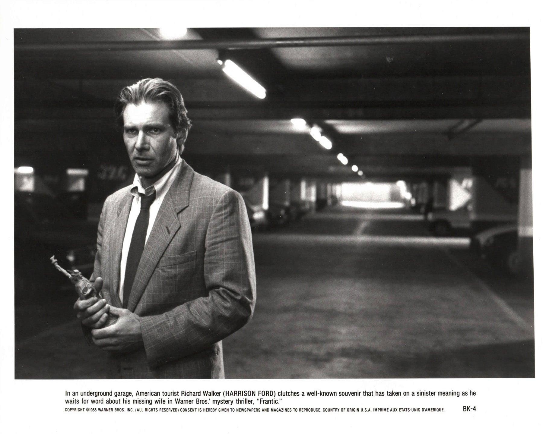 Papier Frantic 1988 Publicity Film Movie Press Still Framed en vente